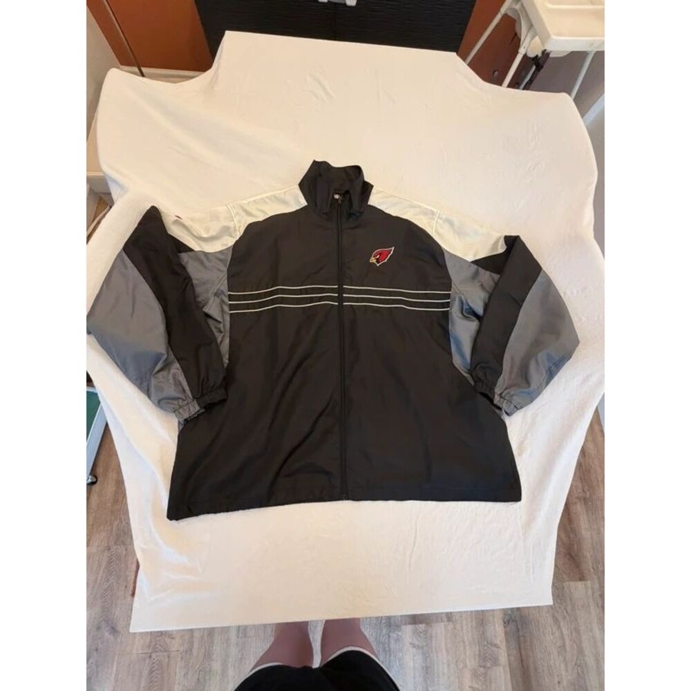 Arizona Cardinals Full Zip Jacket Size XXL
